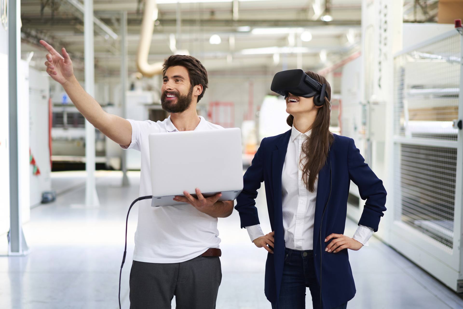 The most physically immersive strategy is to use VR technology in onboarding.