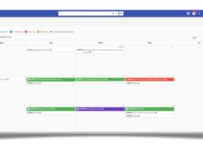 Screenshot of Intellek LMS