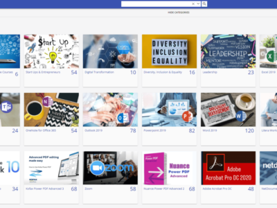 Screenshot of Intellek LMS