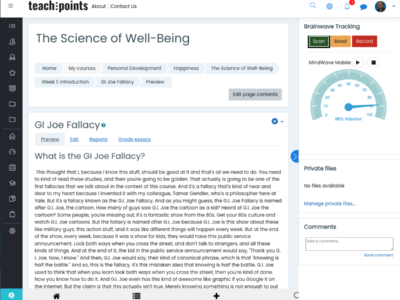 Screenshot of Teach-Points