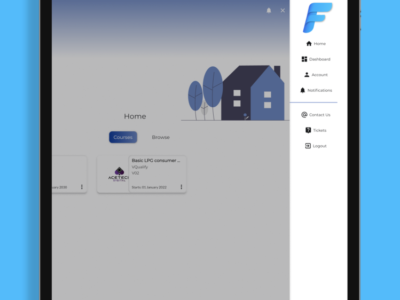 Screenshot of Flex LMS