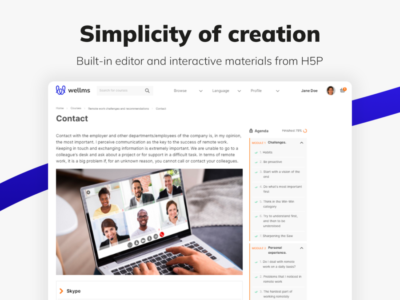 Screenshot of Wellms