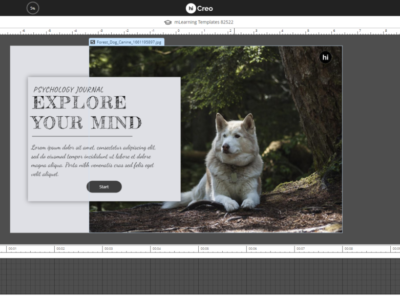 Screenshot of hiCreo