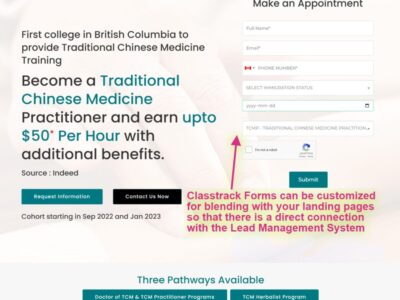 Screenshot of CLASSTRACK.COM