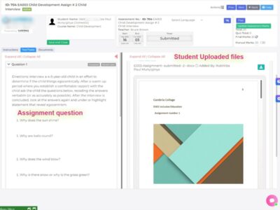 Screenshot of College Manager
