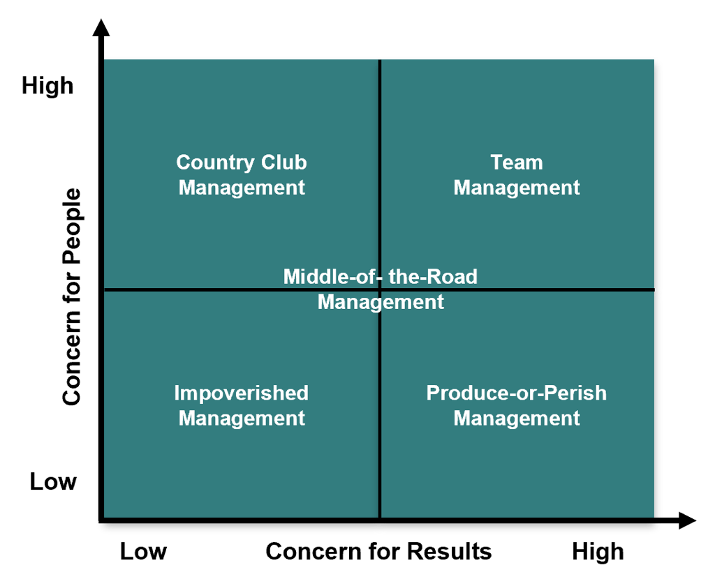 The Blake Mouton management grid