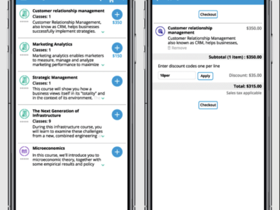 Screenshot of ExpertusONE: LMS