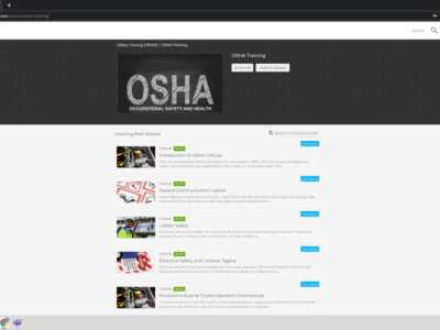 Screenshot of Ally LMS