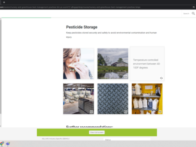 Screenshot of Ally LMS