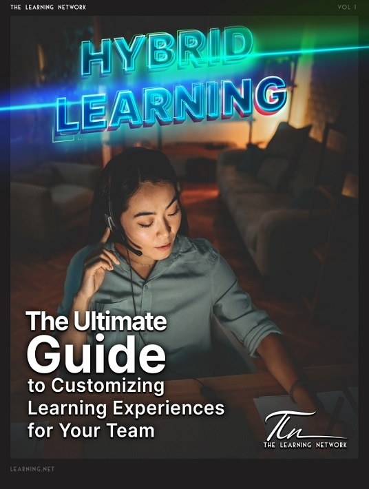 Lanzamiento del libro electrónico: Aprendizaje híbrido: la guía definitiva para personalizar las experiencias de aprendizaje para su equipo