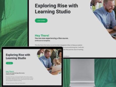Screenshot of Learning Studio
