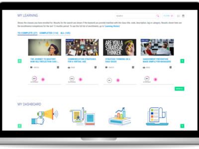 Screenshot of ExpertusONE: LMS