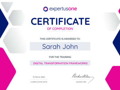 Screenshot of ExpertusONE: LMS