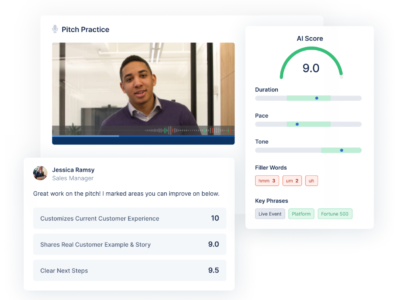 Screenshot of SalesHood