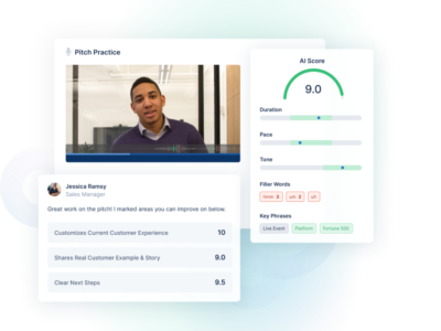 Screenshot of SalesHood