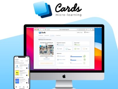 Screenshot of Cards micro-learning