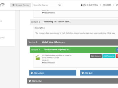 Screenshot of Expert Plus LMS