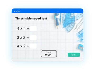 Screenshot of FlexiQuiz