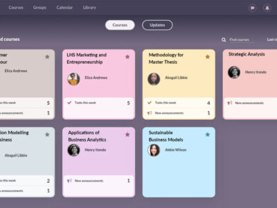 Screenshot of itslearning