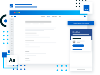 Screenshot of TRAK LMS