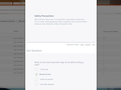 Screenshot of Open eLMS Creator