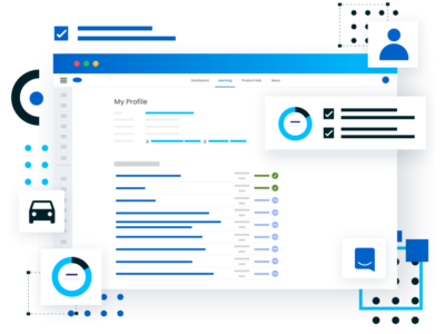Screenshot of TRAK LMS