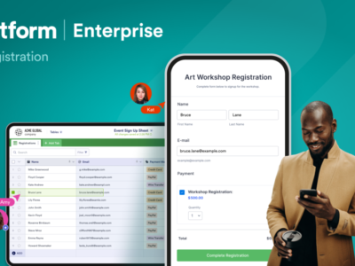 Screenshot of Jotform Enterprise