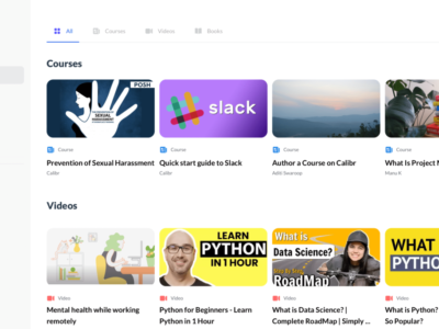 Screenshot of Calibr