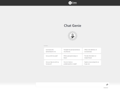 Screenshot of hiCreo