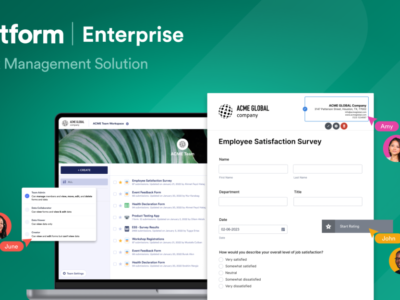 Screenshot of Jotform Enterprise