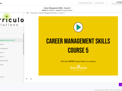 Screenshot of Create LMS & LXP