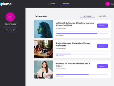 Screenshot of Shapeshift LMS