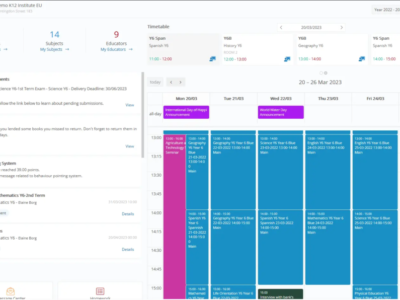 Screenshot of Classter