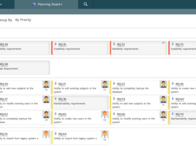 Screenshot of SpiraPlan