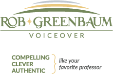 Rob Greenbaum Voiceover logo