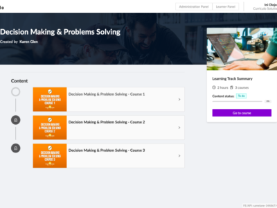 Screenshot of Create LMS & LXP