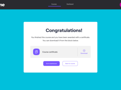 Screenshot of Shapeshift LMS