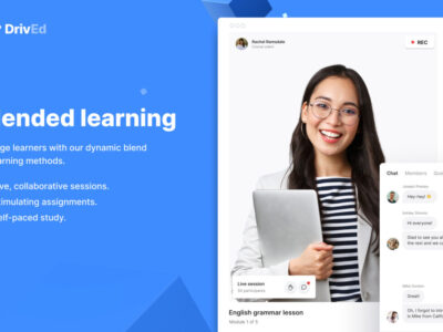 Screenshot of DrivEd LMS