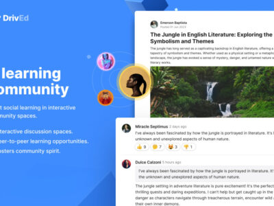 Screenshot of DrivEd LMS
