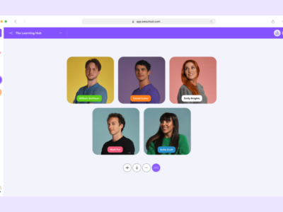 Screenshot of WeSchool