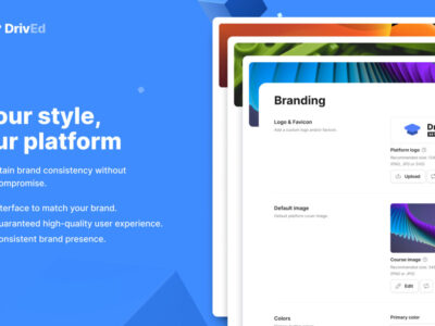 Screenshot of DrivEd LMS