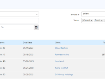Screenshot of SutiInvoice
