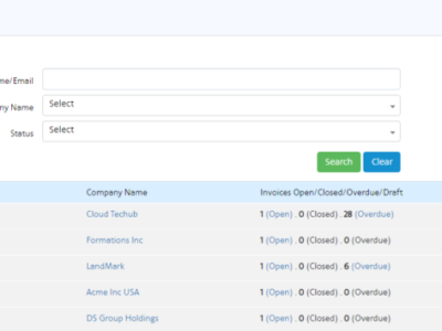 Screenshot of SutiInvoice