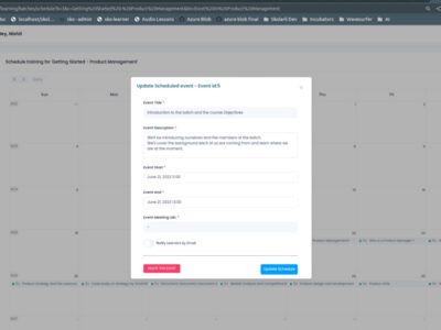Screenshot of Skolarli - Learning Experience Platform