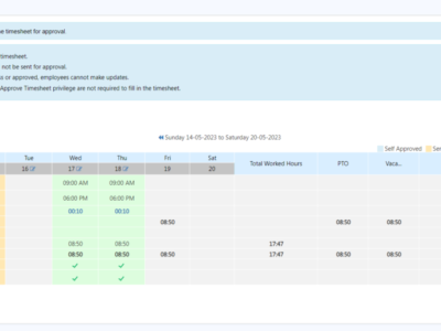 Screenshot of SutiHR
