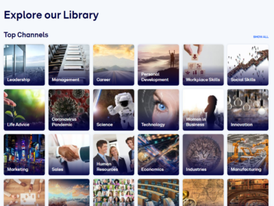 Screenshot of getAbstract