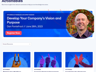 Screenshot of getAbstract