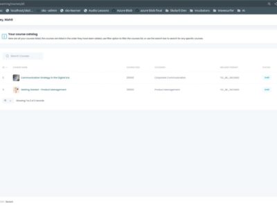 Screenshot of Skolarli - Learning Experience Platform