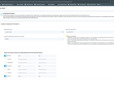 Screenshot of Skolarli - Learning Experience Platform