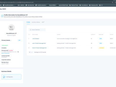 Screenshot of Skolarli - Learning Experience Platform